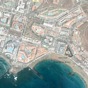 Vera Mar 9c Primera Linea Con Piscina Y Parking Los Cristianos (Tenerife)